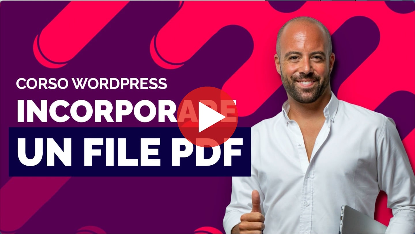 Come inserire un PDF scaricabile in WordPress