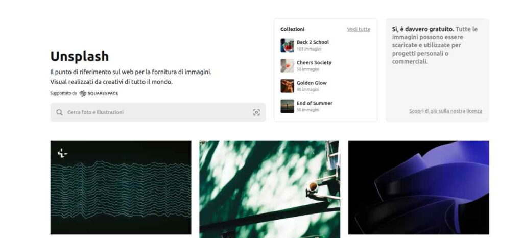 unsplash per immagini da scaricare gratis