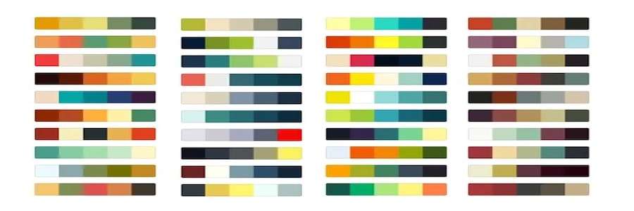 palette di colori per parlare di Da dove iniziare per scegliere i colori