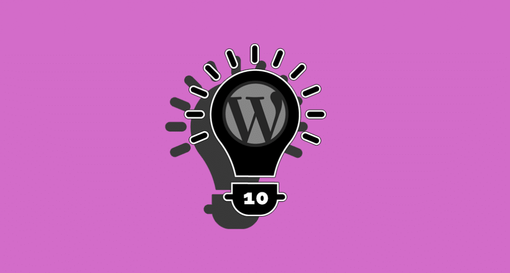lampadina con logo wordpress al centro per indicare i trucchi WordPress