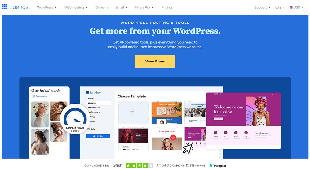 Bluehost hosting per WordPress