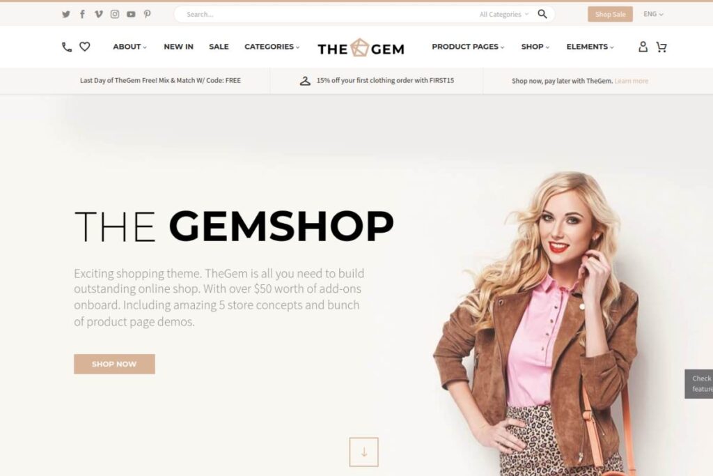 thegem, tema wordpress versatile