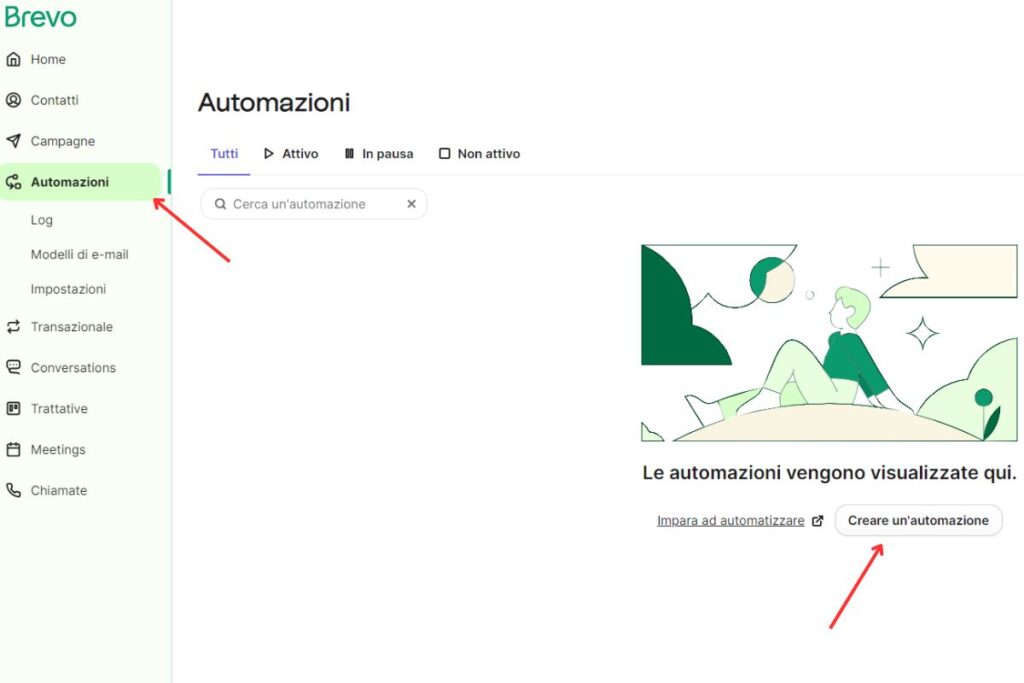 Creare una nuova automazione