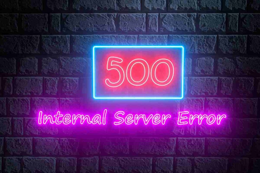 Le cause dell'errore 500 Internal Server Error