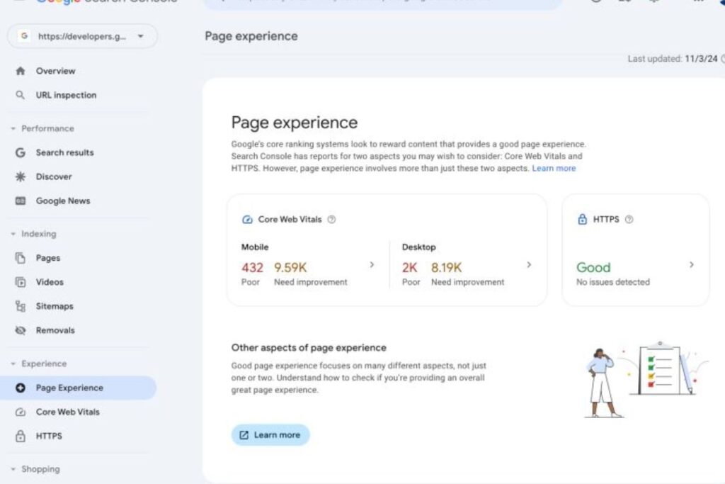 page experience