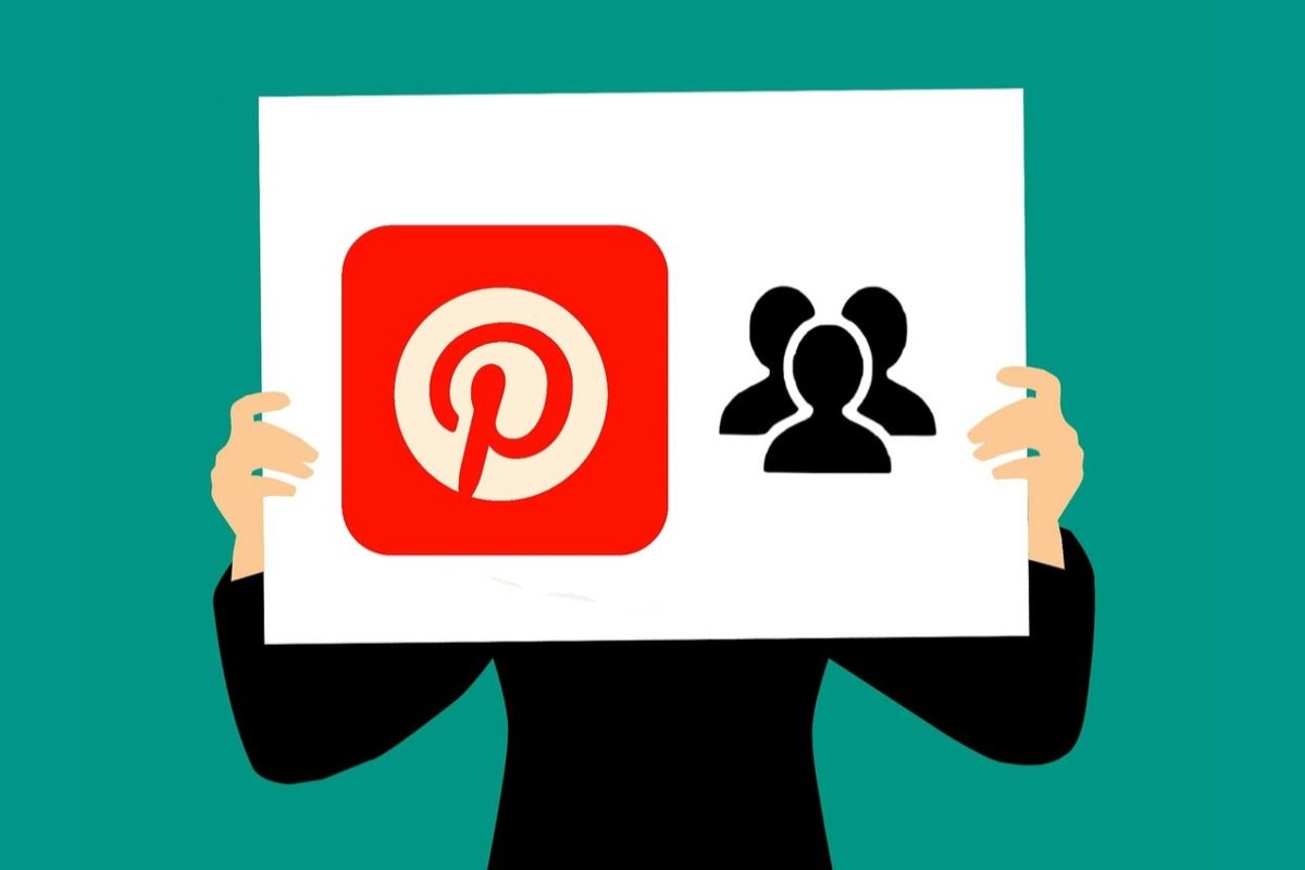 cartello in grafica con Pinterest
