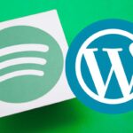 logo di Spotify e WordPress