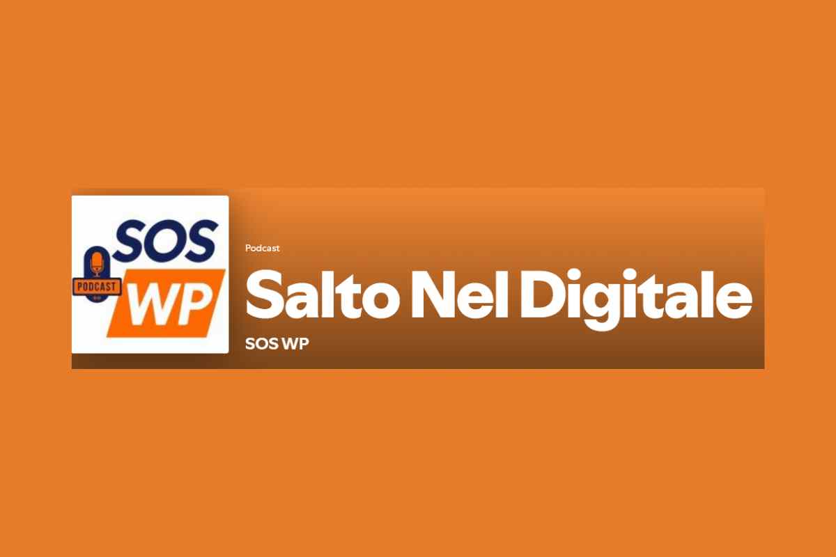 logo del podcast salto nel digitale di sos-wp