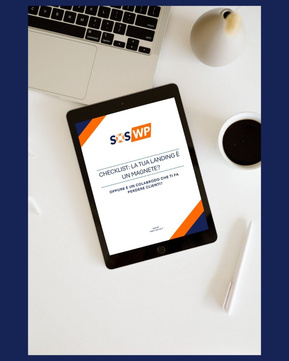 Scarica la checklist e assicurati che la tua landing sia un vero magnete