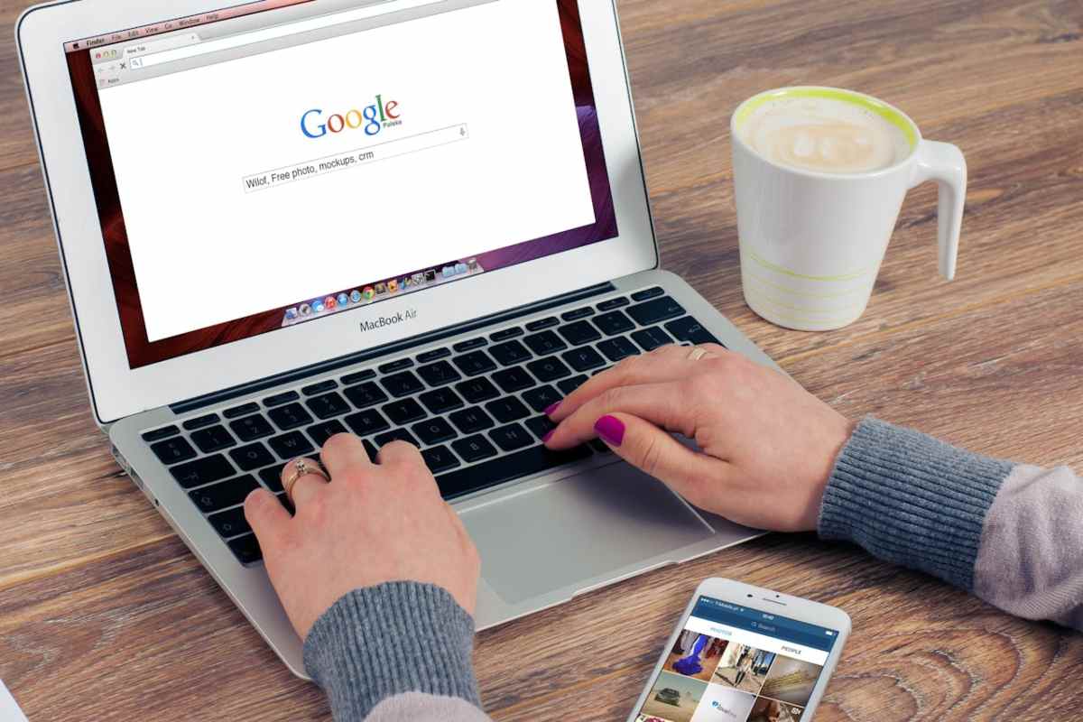 Google su laptop