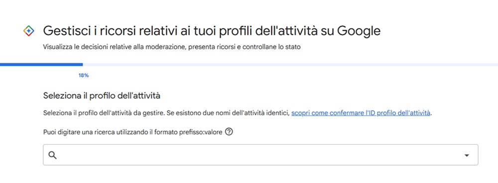 Business Profile sospeso: strumento di ricorso