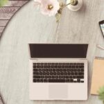 Laptop visto dall'alto