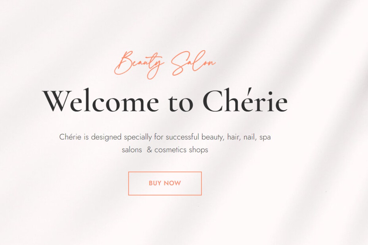 Chérie, tema WordPress beauty