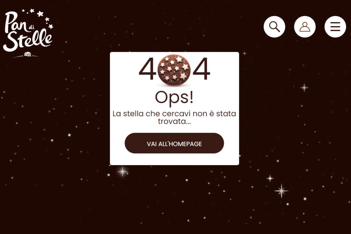 Pagina 404 Pan di Stelle