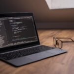 Laptop modalità scura