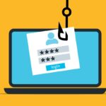 Disegno di sito truffa