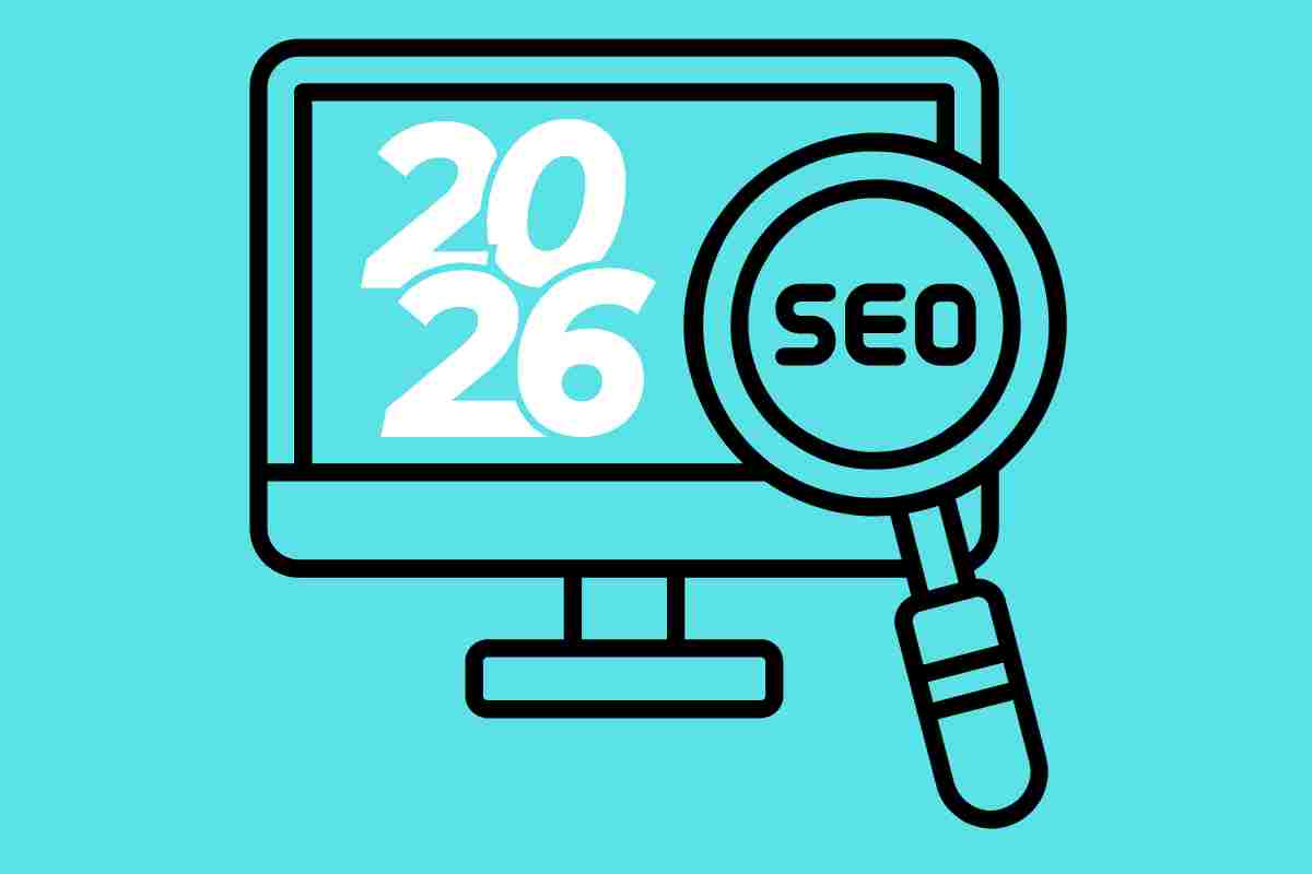 computer con scritta 2026 e seo per parlare della seo 2026