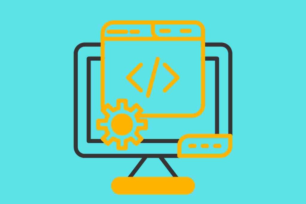 illustrazione con schermo computer e codice per parlare delle novità wordpress nel 2026