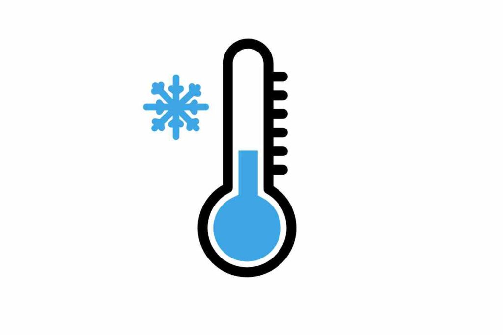 termometro che segna freddo