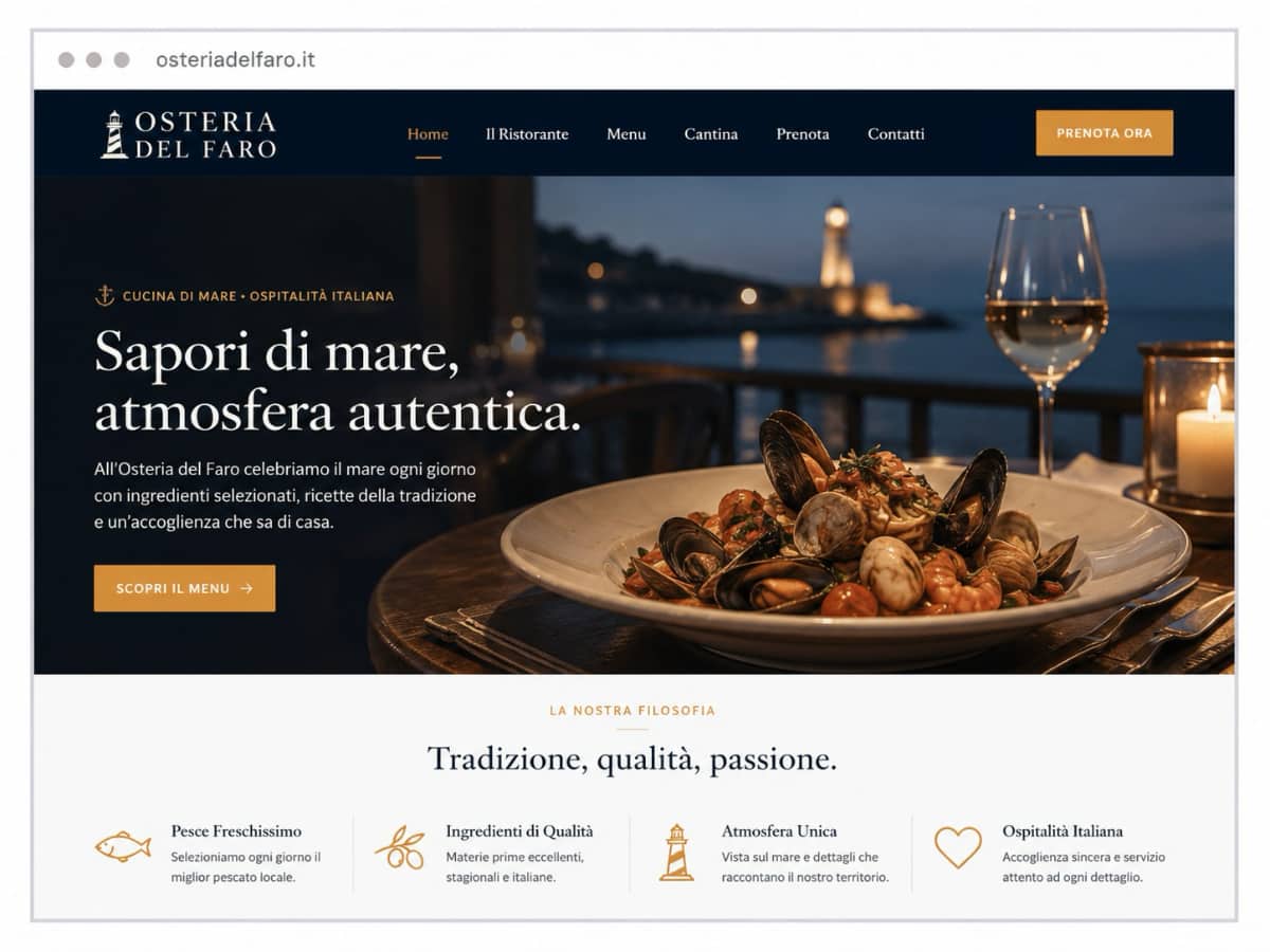 Anteprima sito WordPress