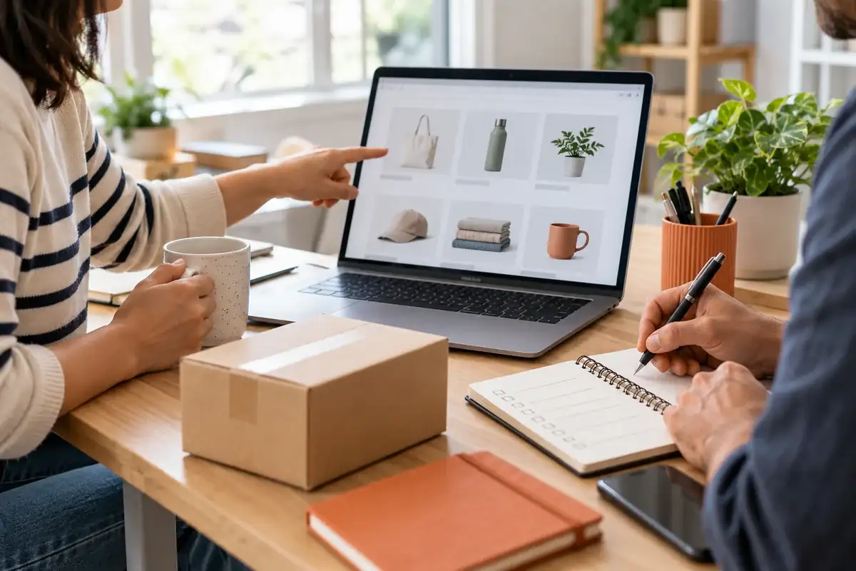 Consulenza per un negozio online con catalogo prodotti e lista delle attività da preparare