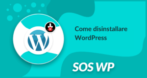 Come disinstallare WordPress