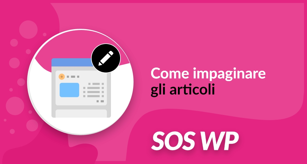 Come impaginare gli articoli
