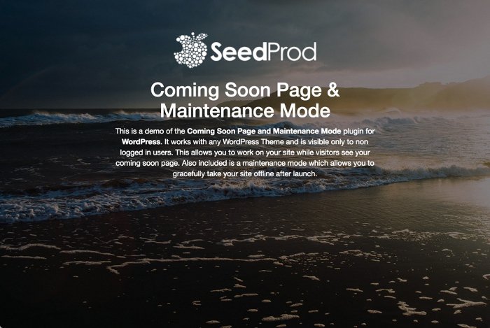 Con SeedProd puoi inserire un titolo e una meta description per la SEO della tua pagina di Manutenzione.