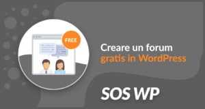 Creare un forum gratis in WordPress