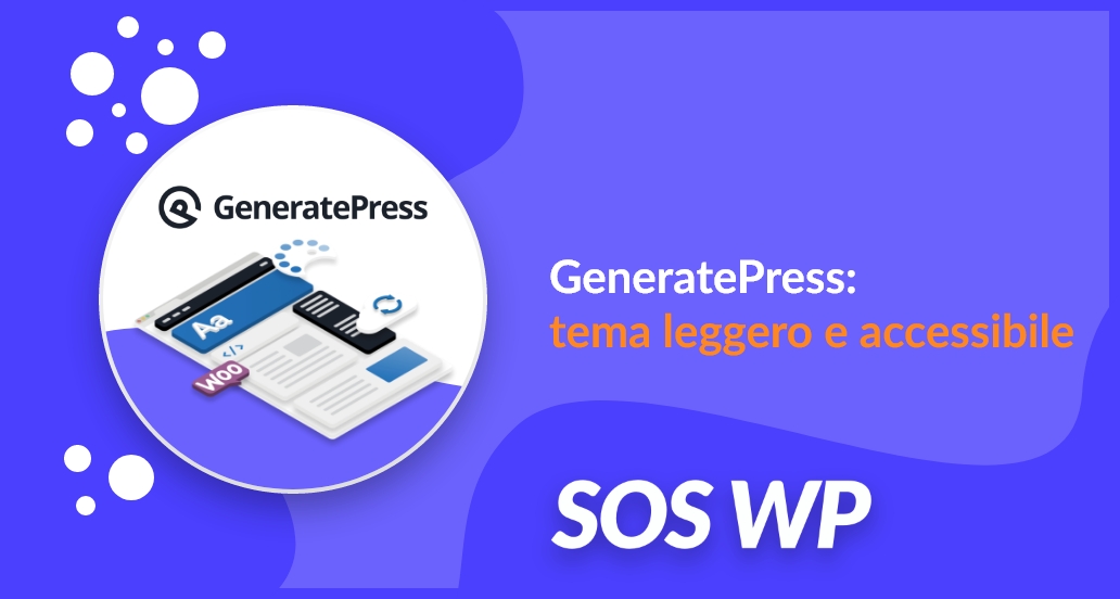 GeneratePress tema leggero e accessibile
