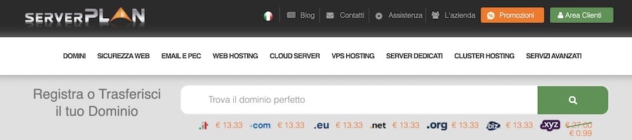 ServerPlan - cosa lo rende il miglior hosting italiano secondo SOS WP