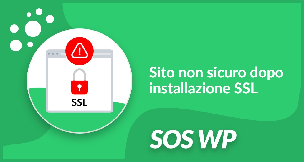 Sito non sicuro dopo installazione SSL