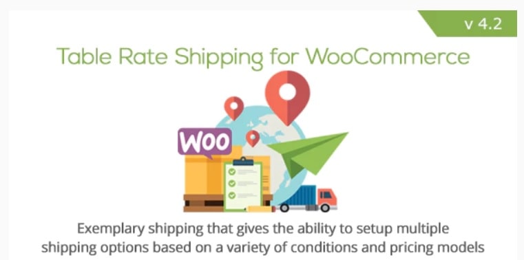 9. Table Rate Shipping for WooCommerce - plugin per calcolare costo spedizione