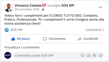 Vincenzo Catania - recensione Corso TUTTO SEO