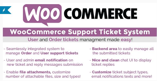 Woocommerce support system per gestione ticket