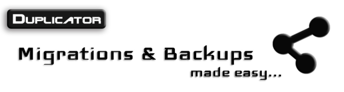 WordPress backup plugin Duplicator