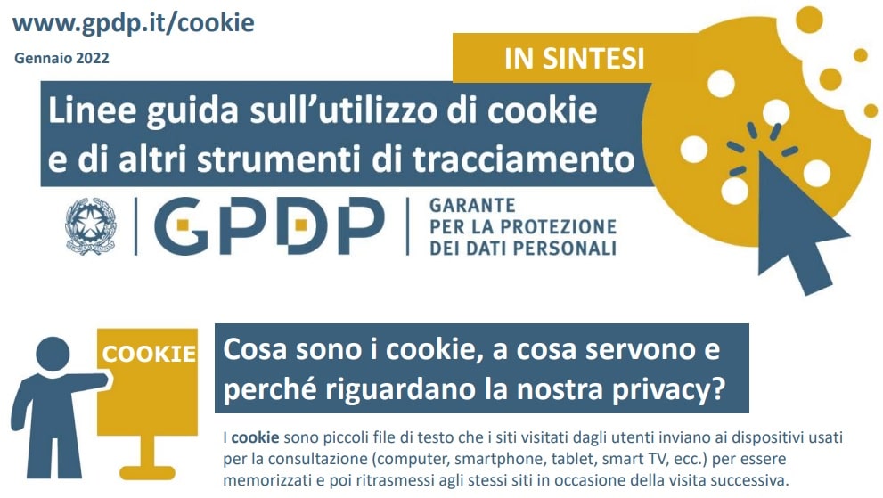 Garante Privacy - cosa sono i cookie?