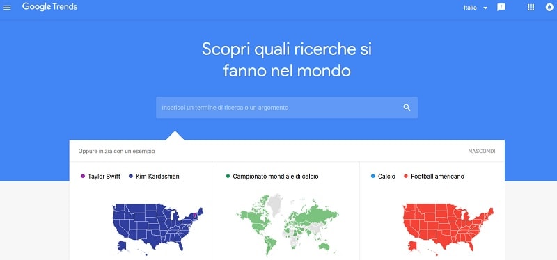 Migliori strumenti Google - Trends