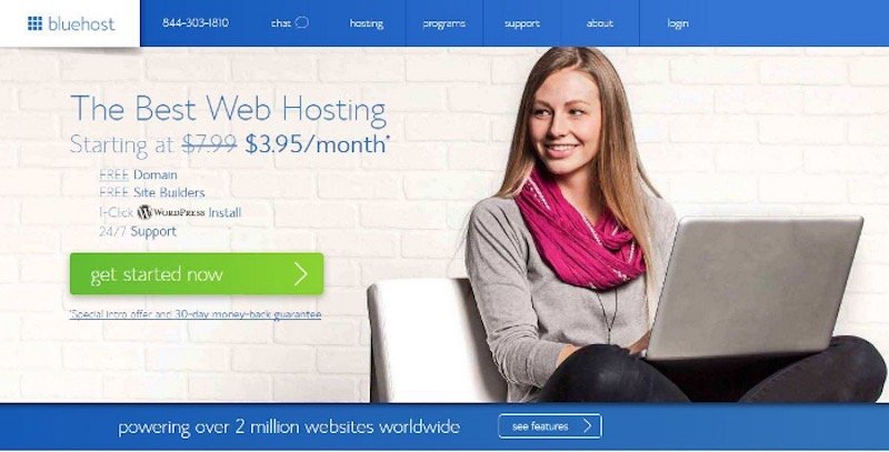 Bluehost hosting per WordPress