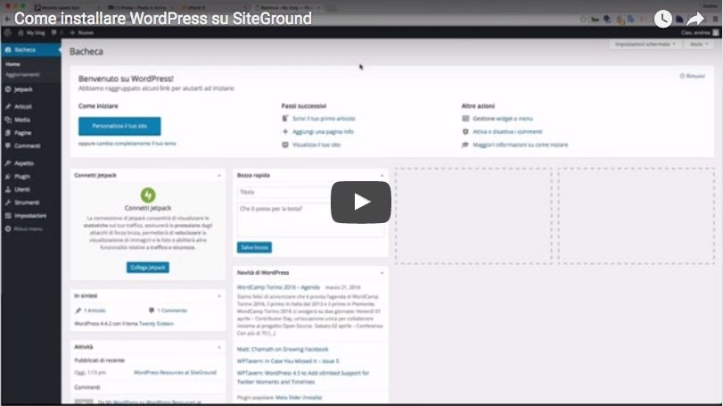 Come installare WordPress