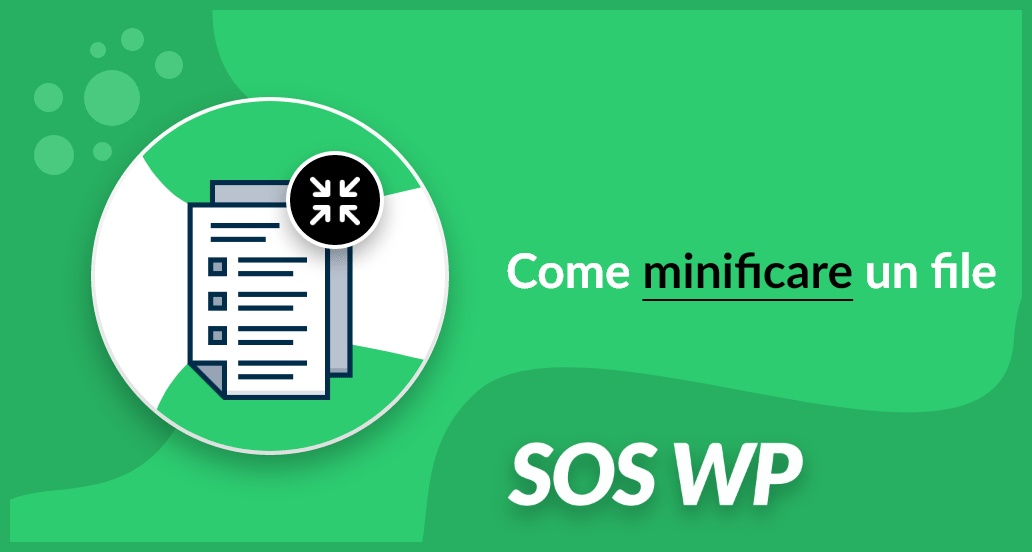 Come minificare i file di WordPress