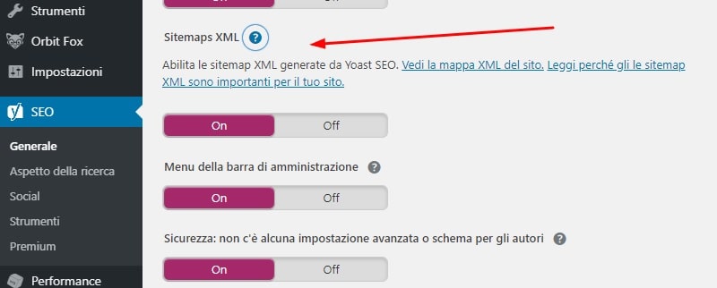 Sitemap Yoast