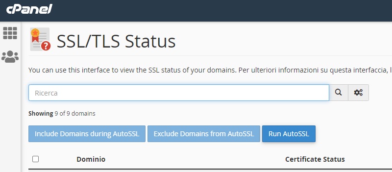 Come installare il certificato SSL